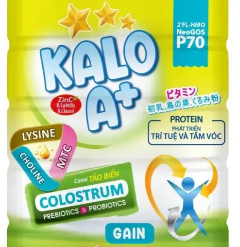 Sữa bột KALO A+ GAIN (từ 1 tuổi) 900g
