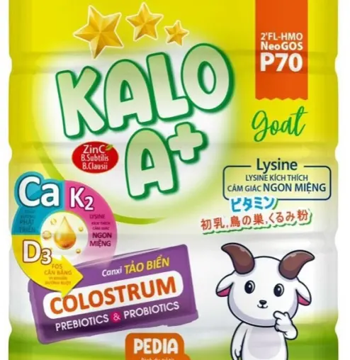  Sữa bột KALO A+ PEDIA GOAT (1-10 tuổi) 900g
