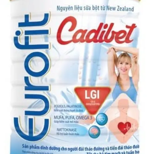 Sữa bột Eurofit Cadibet  900g (dành cho người đái tháo đường)