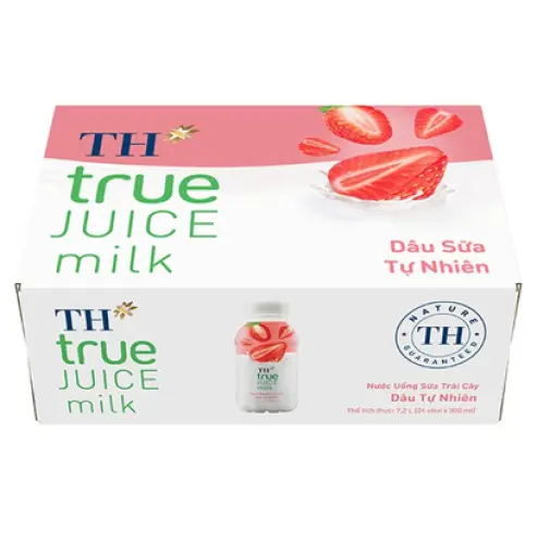 Sữa Trái Cây TH Dâu 300ml - thùng