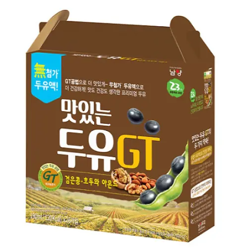 Sữa đậu nành đen, óc chó và hạnh nhân Namyang GT - 16 hộp/xách (hộp)