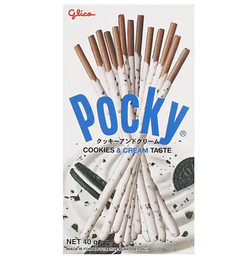 Bánh que Glico Pocky cookies & cream hộp 40g