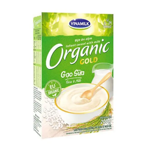Bột ăn dặm gạo sữa - Vinamilk Organic Gold 200g