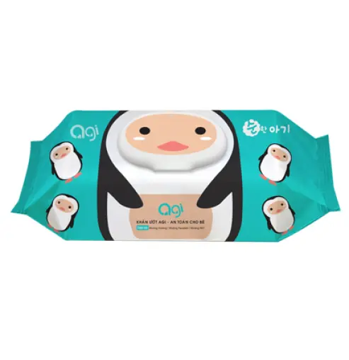 Khăn ướt Agi 100 tờ - chim cánh cụt