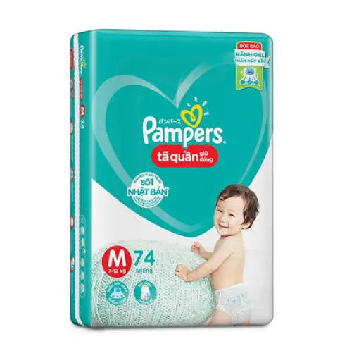 Tã quần Pampers M 74 miếng