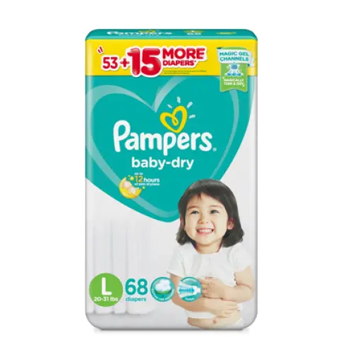 Tã quần pampers L 68 miếng