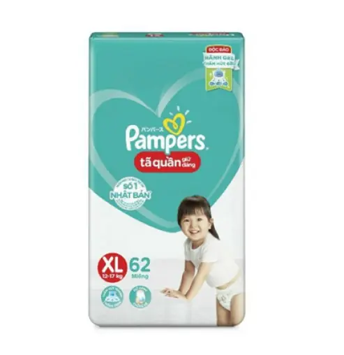 Tã quần pampers XL 62 miếng