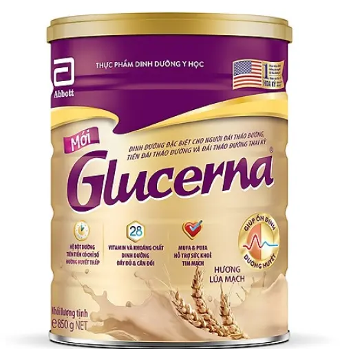 Sữa bột Glucerna Hương lúa mạch 850g