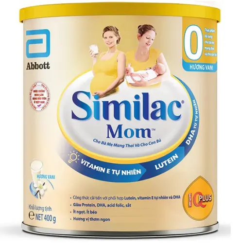 Sữa Similac Mom IQ Plus hương Vanila 400g