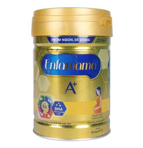Sữa bầu Enfamama A+ 360 Brain Plus hương vani 830g