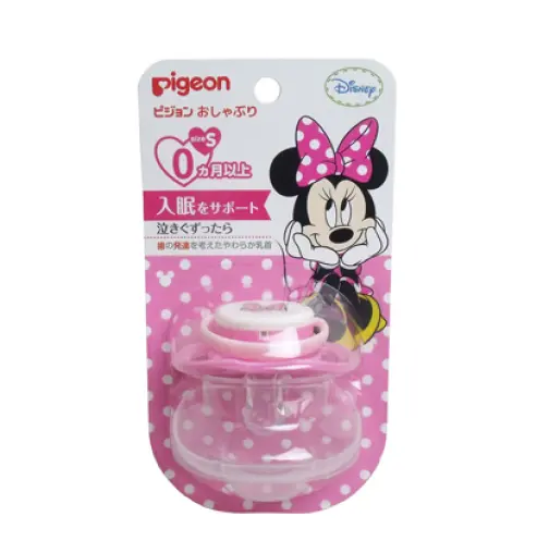 Ti ngậm Pigeon mickey hồng nhạt
