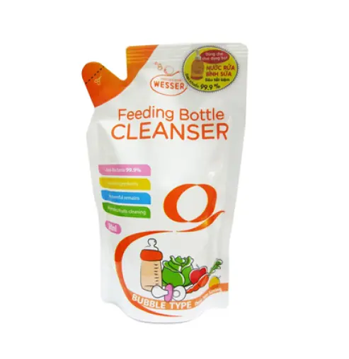 Nước rửa bình sữa Wesser 500ml túi