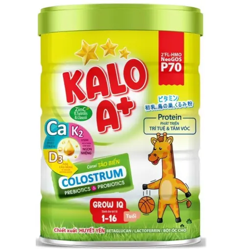 Sữa bột KALO A+ GROW IQ (1-16tuổi) 900g