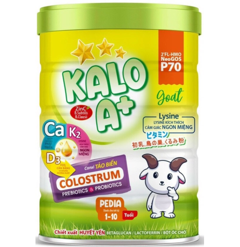  Sữa bột KALO A+ PEDIA GOAT (1-10 tuổi) 900g