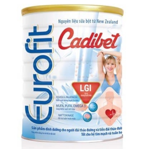 Sữa bột Eurofit Cadibet  900g (dành cho người đái tháo đường)