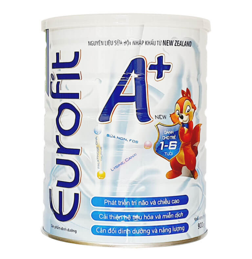 Sữa bột eurofit A+ 900g (1-6 tuổi)
