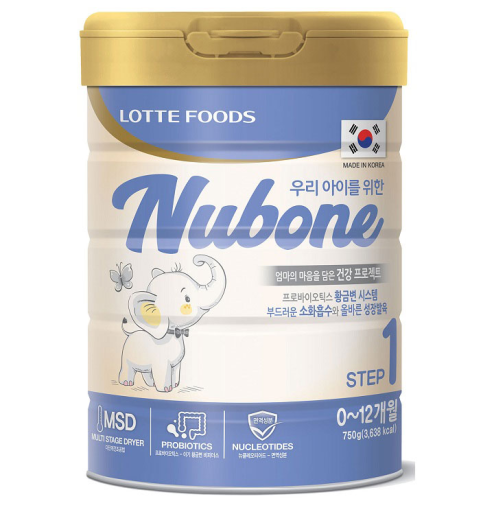 Sữa bột cao cấp Nubone step 1 750g (0-12 tháng)