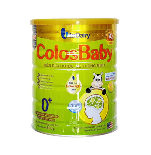 Sữa Bột Colosbaby IQ gold 0+800g