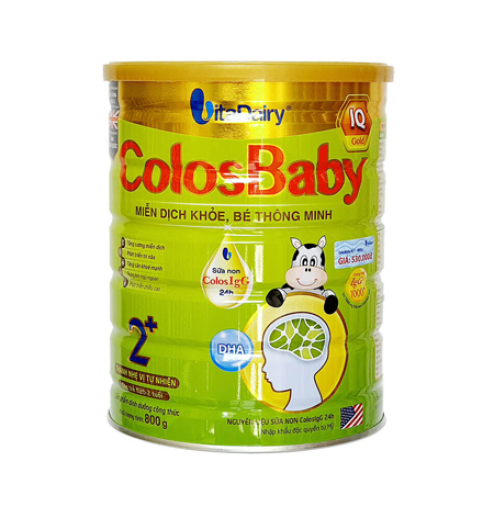 Sữa Bột Colosbaby IQ gold 2+ 800g