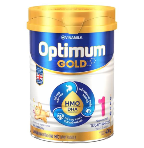 Sữa Vinamilk Optimum Gold số 1 400g (0 - 6 tháng)