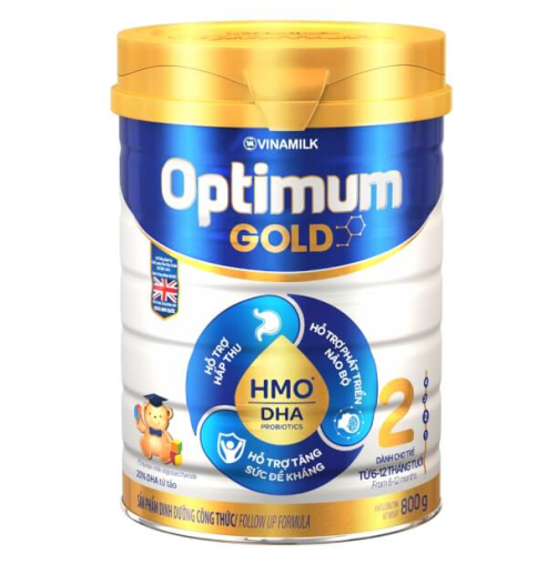 Sữa Vinamilk Optimum Gold số 2 800g (6 - 12 tháng)
