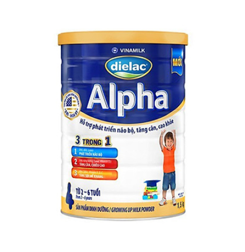 Sữa bột Vinamilk Dielac Alpha 4 1.5kg (2-6 tuổi)
