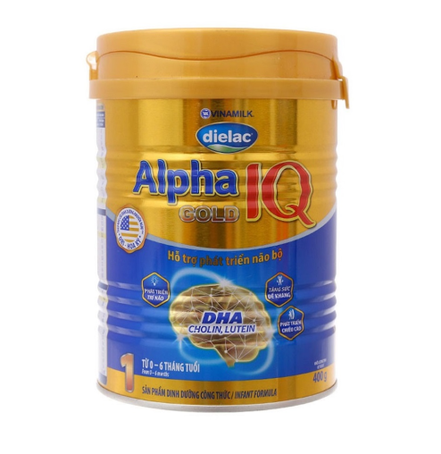 Sữa Vinamilk Alpha Gold số 1 400g (0-6 tháng)