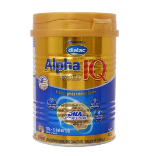 Sữa Vinamilk Alpha Gold số 2 400g (6-12 tháng)
