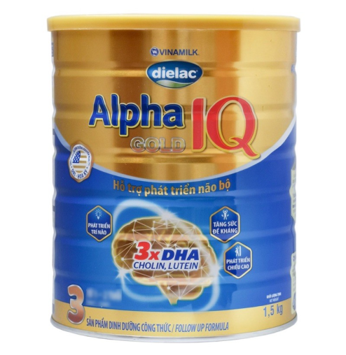 Sữa Vinamilk Alpha Gold số 3 1.5kg (1-2 tuổi)