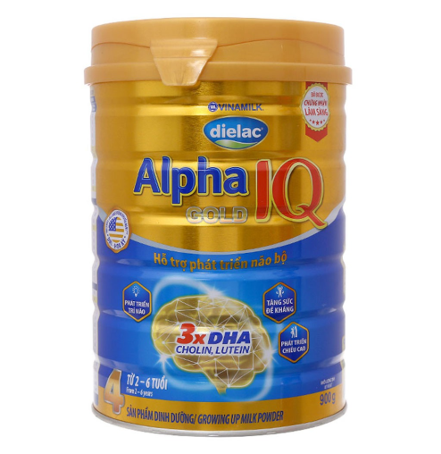 Sữa Vinamilk Alpha Gold số 4 900g (2-6 tuổi)