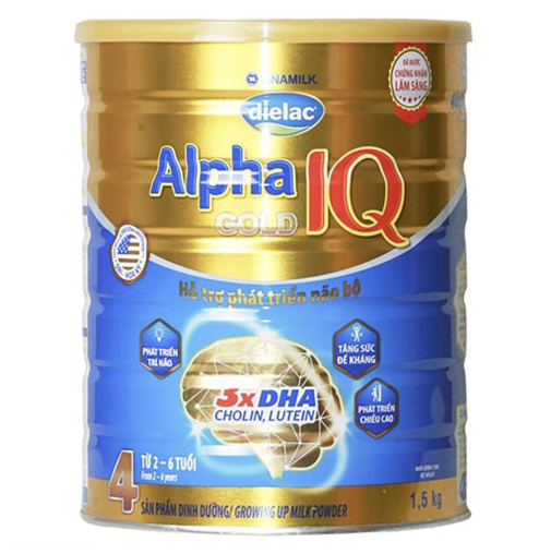 Sữa Vinamilk Alpha Gold số 4 1.5kg (2-6 tuổi)