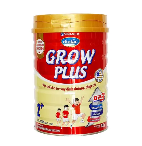 Sữa Vinamilk Dielac Grow Plus 2+ 900g (2-10 tuổi)