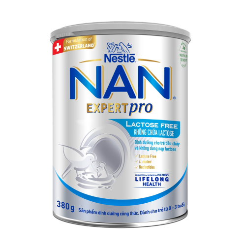 Sữa bột Nan Expert Pro Lactose Free 380g (0 - 3 tuổi)