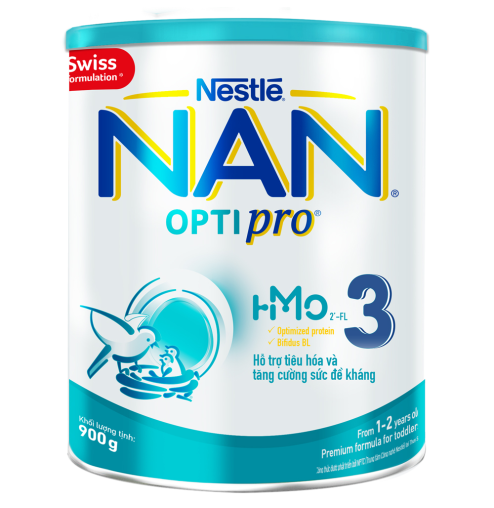 Sữa Nan Optipro HMO 3 900g (1 - 2 tuổi)