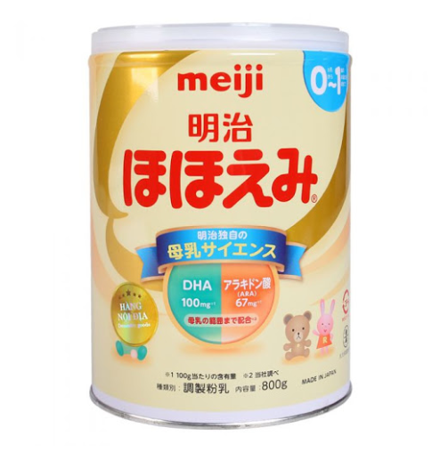 Sữa Meiji Infant Formula số 0 800g (0-12 tháng) nội địa