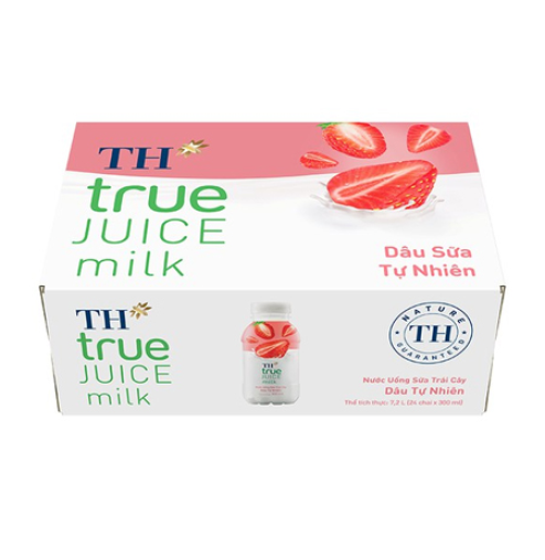 Sữa Trái Cây TH Dâu 300ml - thùng
