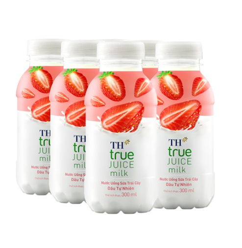 Sữa Trái Cây TH Dâu 300ml