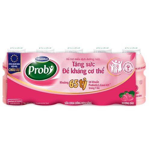 Sữa Chua Vinamilk Probi 65ml Hương Dâu