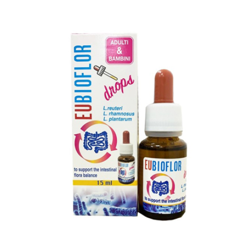 Siro Eubioflor bổ sung lợi khuẩn, hỗ trợ tăng cường tiêu hóa 15ml