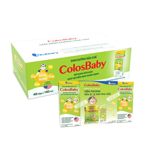 Sữa bột pha sẵn Colosbaby 180ml - thùng