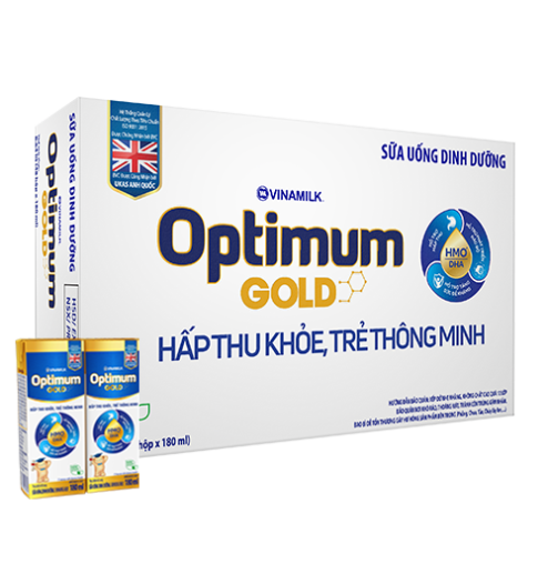 Sữa nước Vinamilk Optimum Gold 180ml - Thùng