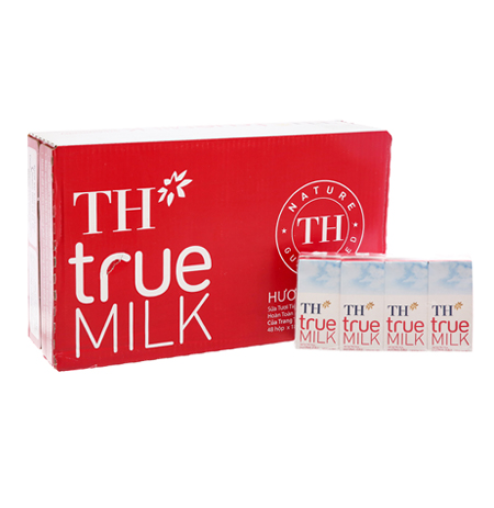 Sữa tươi TH Truemilk dâu 180ml - thùng