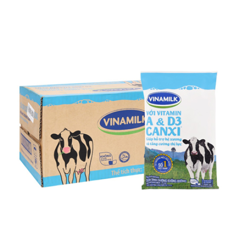 Sữa dinh dưỡng không đường Vinamilk 220ml  - thùng