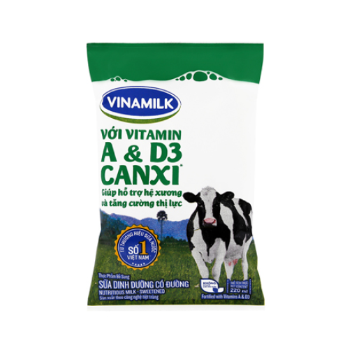 Sữa dinh dưỡng có đường Vinamilk 220ml