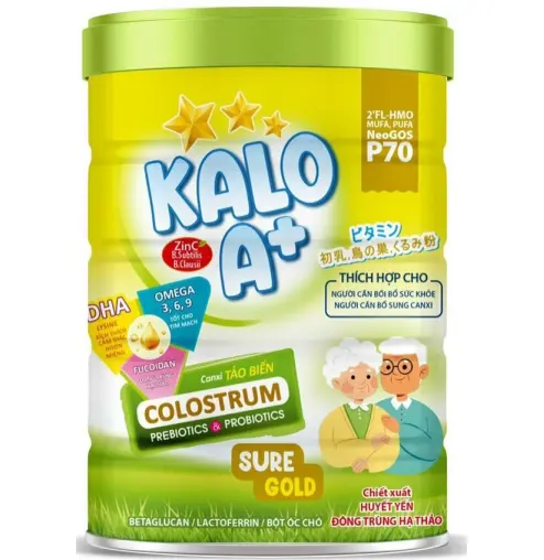 Sữa bột KALO A+ Sure Gold 900g