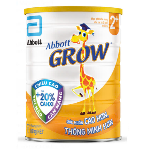 Sữa bột Abbott Grow 2+ 1.6kg (từ 2 tuổi) 