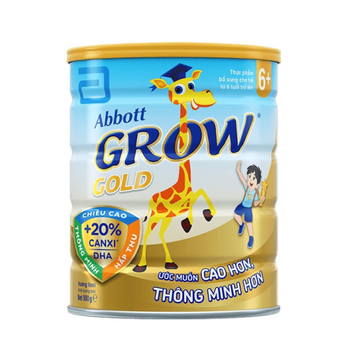 Sữa bột Abbott Grow Gold 6+ 900g (từ 6 tuổi) 