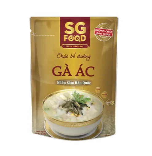 Cháo Tươi SG Food Gà Ác Nhân Sâm hàn Quốc