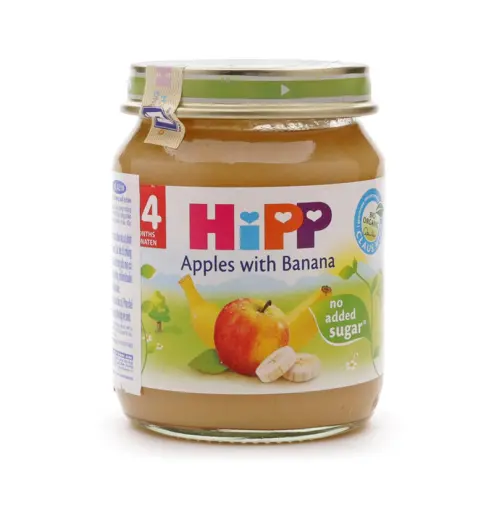 Trái cây nghiền Hipp Banana peach (4 tháng) lọ