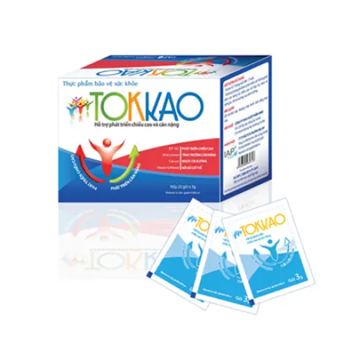 Cốm Tokkao Gold giúp phát triển chiều cao và cân nặng